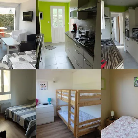 Baie Mt St Michel , , Caprice Rdc , 50 M ,7 Pers , Pres Dday * Jullouville-les-Pins